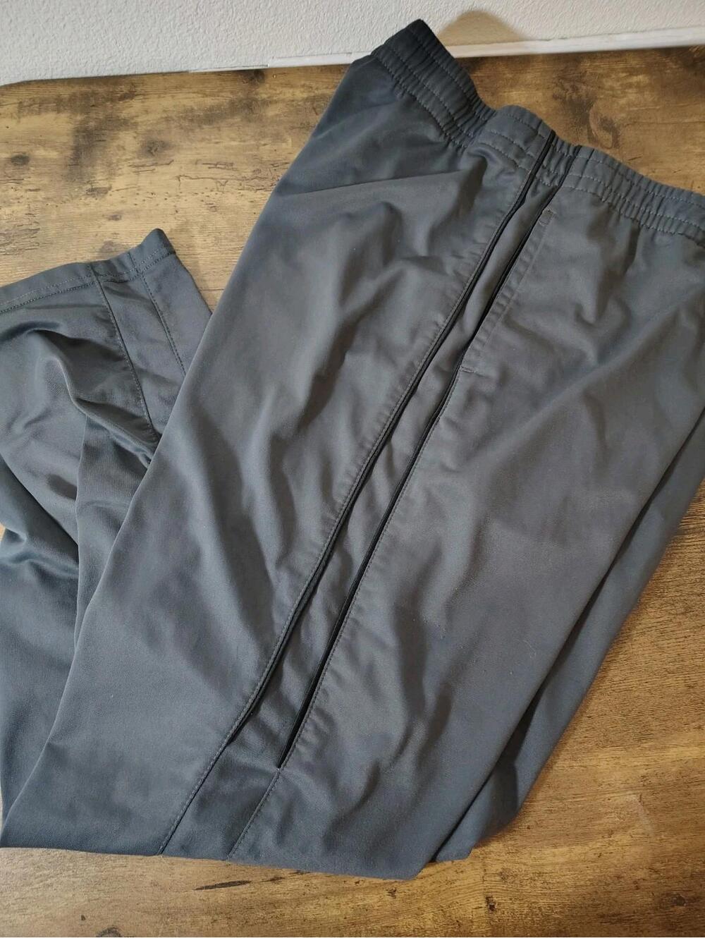 Men Sweatpants Size Large Gray Grey Tek Gear Straight Pull On Active Gym Casual